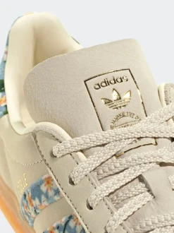 Blanc/Or - Baskets adidas Originals Gazelle