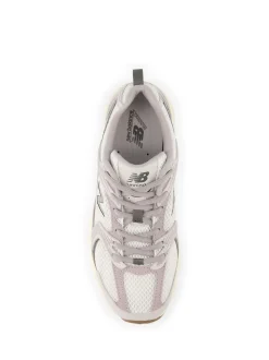 Blanc/Pourpre - New Balance Womens 530 Trainers