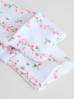 Blanc/Rose - Combinaison de nuit pour bébé (0-2ans)