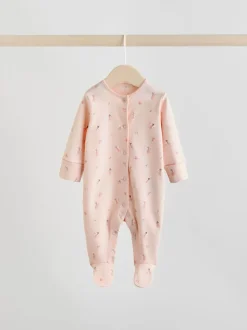 Blanc/Rose - Combinaison de nuit pour bébé (0-2ans)