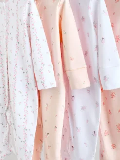 Blanc/Rose - Combinaison de nuit pour bébé (0-2ans)
