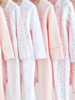 Blanc/Rose - Combinaison de nuit pour bébé (0-2ans)