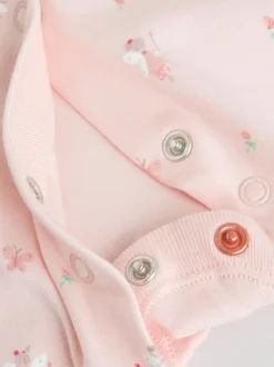 Blanc/Rose - Combinaison de nuit pour bébé (0-2ans)