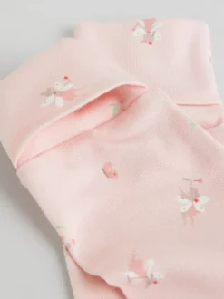 Blanc/Rose - Combinaison de nuit pour bébé (0-2ans)