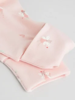 Blanc/Rose - Combinaison de nuit pour bébé (0-2ans)