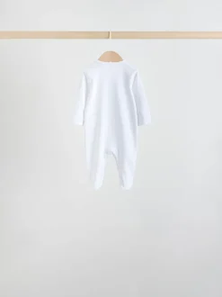 Blanc/Rose - Combinaison de nuit pour bébé (0-2ans)