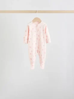 Blanc/Rose - Combinaison de nuit pour bébé (0-2ans)