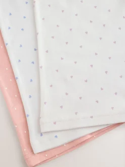 Blanc/Rose - Gilets cami à bretelles imprimés ditsy 3 (1.5-16ans)