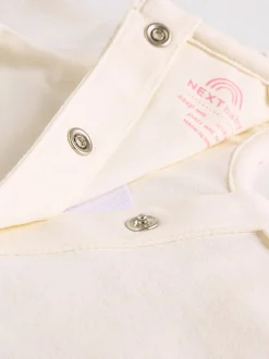 Blanc/Rose/Lapin/Floral - Ensemble haut à manches longues et legging bébé (0mois-2ans)