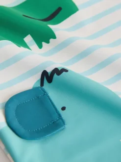 Blanc/rouge/jaune - Ensemble Sunsafe Rash Gilet et short de bain (3mois-7ans)