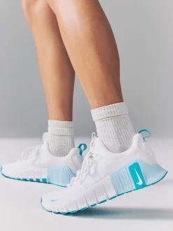 Blanc/sarcelle - Nike Free Metcon 6 Training Trainers