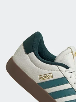 Blanc/Vert - adidas VL Court Trainers