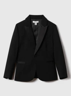 Blazer de smoking Reiss Knightsbridge B à simple boutonnage en mélange de laine
