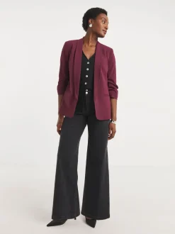 Blazer JD Williams à manches froncées