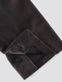 Blazer Reiss Mount habillé en velours à simple boutonnage