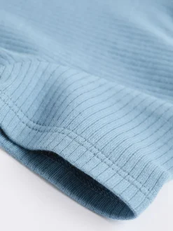 Bleu - 3 % coton à fermeture éclair 100Bébé ( 30 )