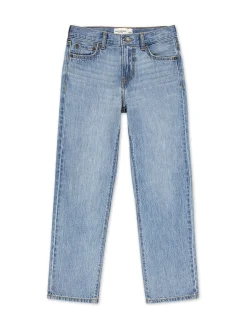 Bleu - Abercrombie & Fitch Jean coupe large