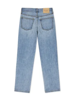 Bleu - Abercrombie & Fitch Jean coupe large