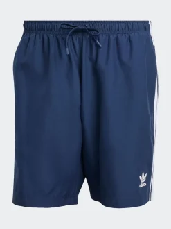 Bleu - adidas Adicolor 3-Rayure 8pouces Short de bain