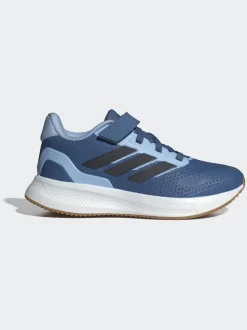 Bleu - adidas Baskets de course Runfalcon 5 à lacets élastiques pour enfant