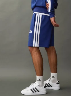 Bleu - adidas Essentiel 3-Court en éponge Rayure