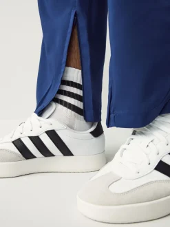 Bleu - adidas Essentiel 3-Rayure Joggers Stanford à ourlet ouvert