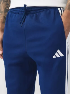 Bleu - adidas Essentiels Pantalon de jogging polaire à rayures 3