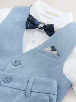 Bleu - Baker by Ted Baker Ensemble Gilet Chemises et Pantalons