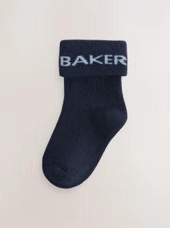 Bleu - Baker by Ted Baker Bébé Chaussettes 5 Lot