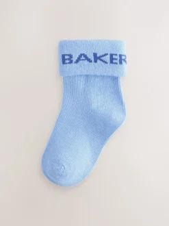 Bleu - Baker by Ted Baker Bébé Chaussettes 5 Lot