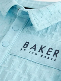 Bleu - Baker by Ted Baker ensemble barboteuse et chapeau texturé
