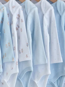 Bleu - Body ours bébé à manches longues