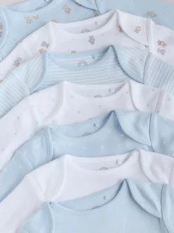 Bleu - Body ours bébé à manches longues