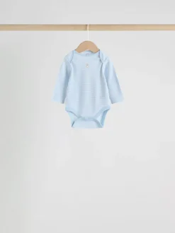 Bleu - Body ours bébé à manches longues