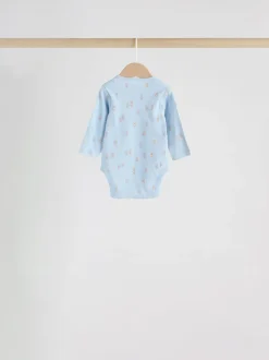 Bleu - Body ours bébé à manches longues