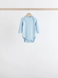Bleu - Bodys à manches longues pour bébés
