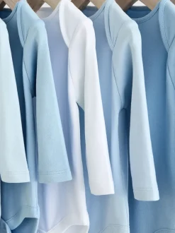 Bleu - Bodys à manches longues pour bébés