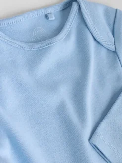 Bleu - Bodys à manches longues pour bébés