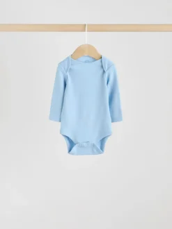 Bleu - Bodys à manches longues pour bébés