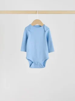 Bleu - Bodys à manches longues pour bébés