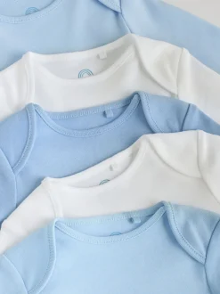 Bleu - Bodys à manches longues pour bébés