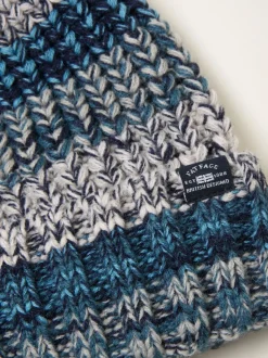 Bleu - Bonnet FatFace Twist color block