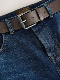 Bleu - Bootcut - Signature Ceinture Jeans