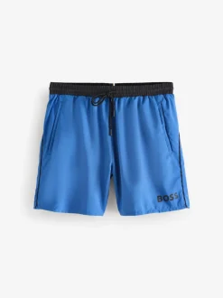 Bleu - BOSS Starfish Quick Dry Shorts de bain