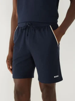 Bleu - BOSS Unique Logo Shorts