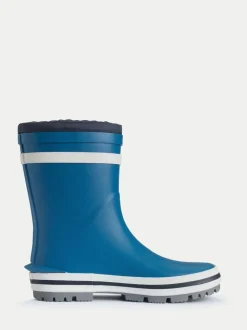 Bleu - Bottes en caoutchouc Start-Rite Big Little Puddle nouées