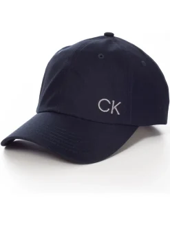 Bleu - Calvin Klein Golf 100% Coton Twill Noir Casquette