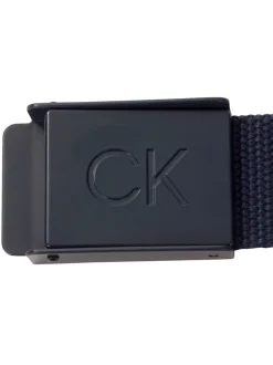 Bleu - Ceinture Calvin Klein Golf boucle monogramme