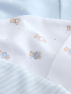 Bleu - Chapeaux pour bébés à nouer 3 paquet (0-12mois)