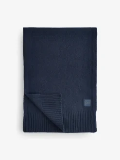 Bleu - Écharpe BOSS Akaio à logo